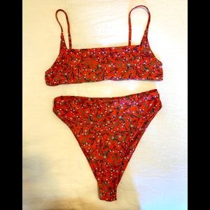 Stone fox swim bikini set, Samay top + Sumatra bottoms